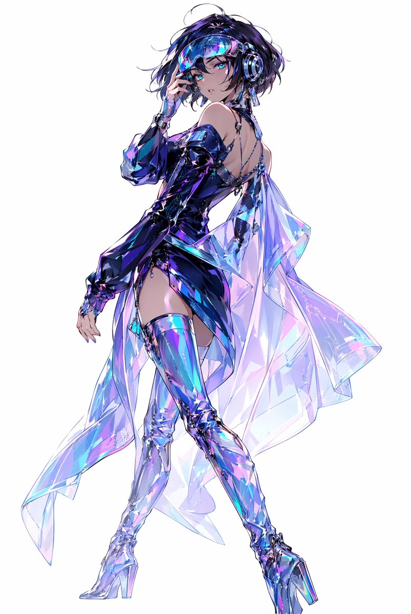 Cyberpop Idol Holographic Runway