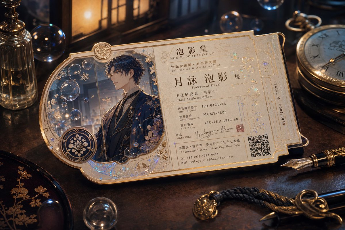Ornate Fantasy Business Card Cinematic