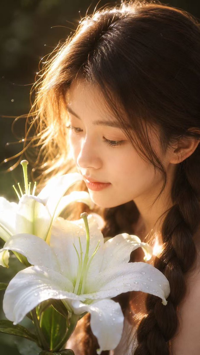 Summer Lily Portrait Photography