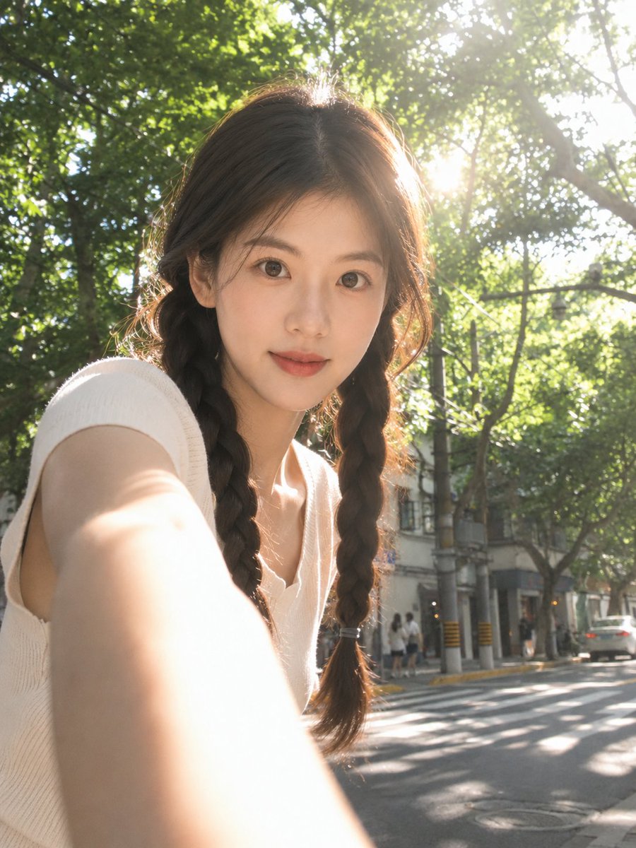 Summer Street Selfie Portrait