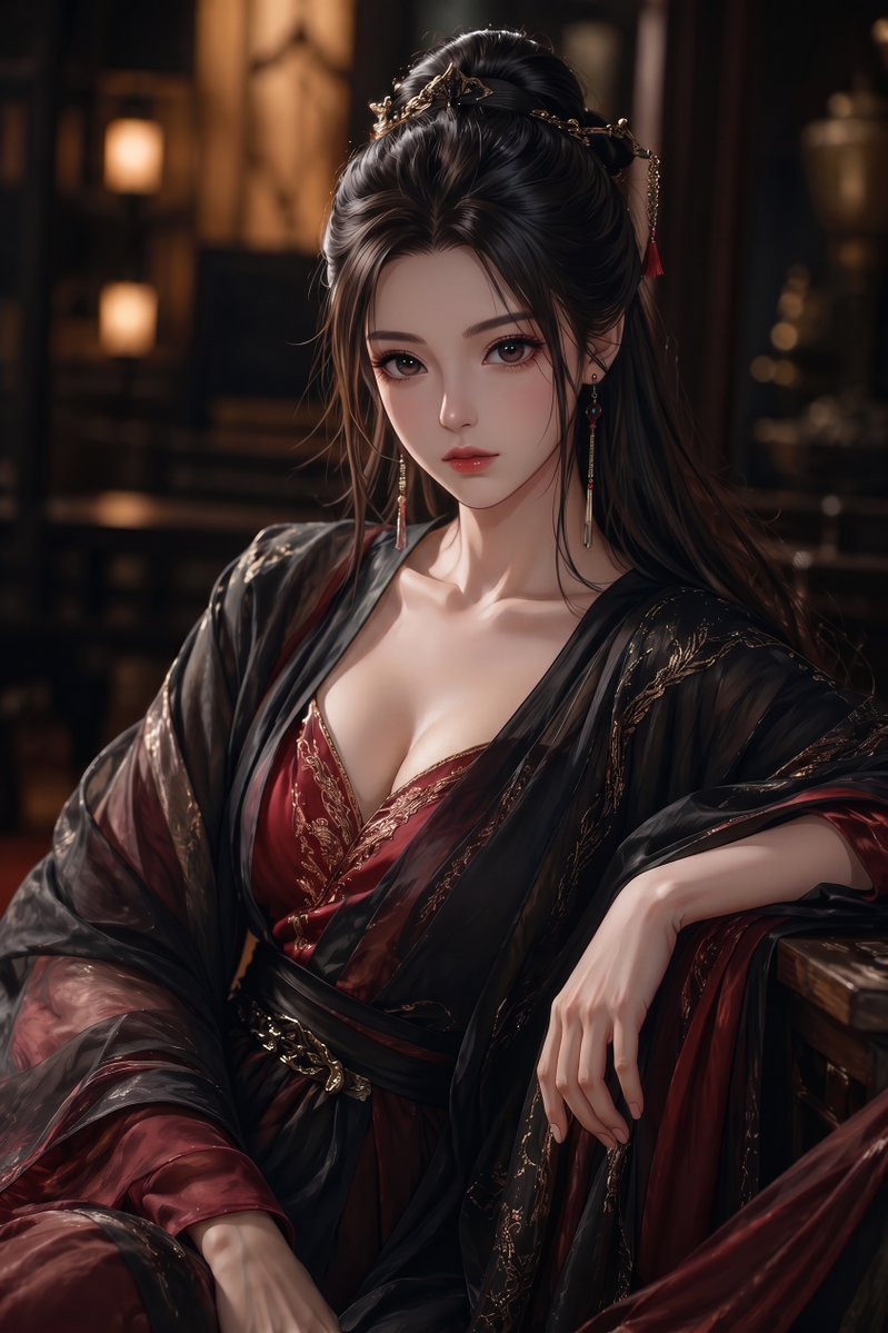 Masked Noblewoman Fantasy Portrait