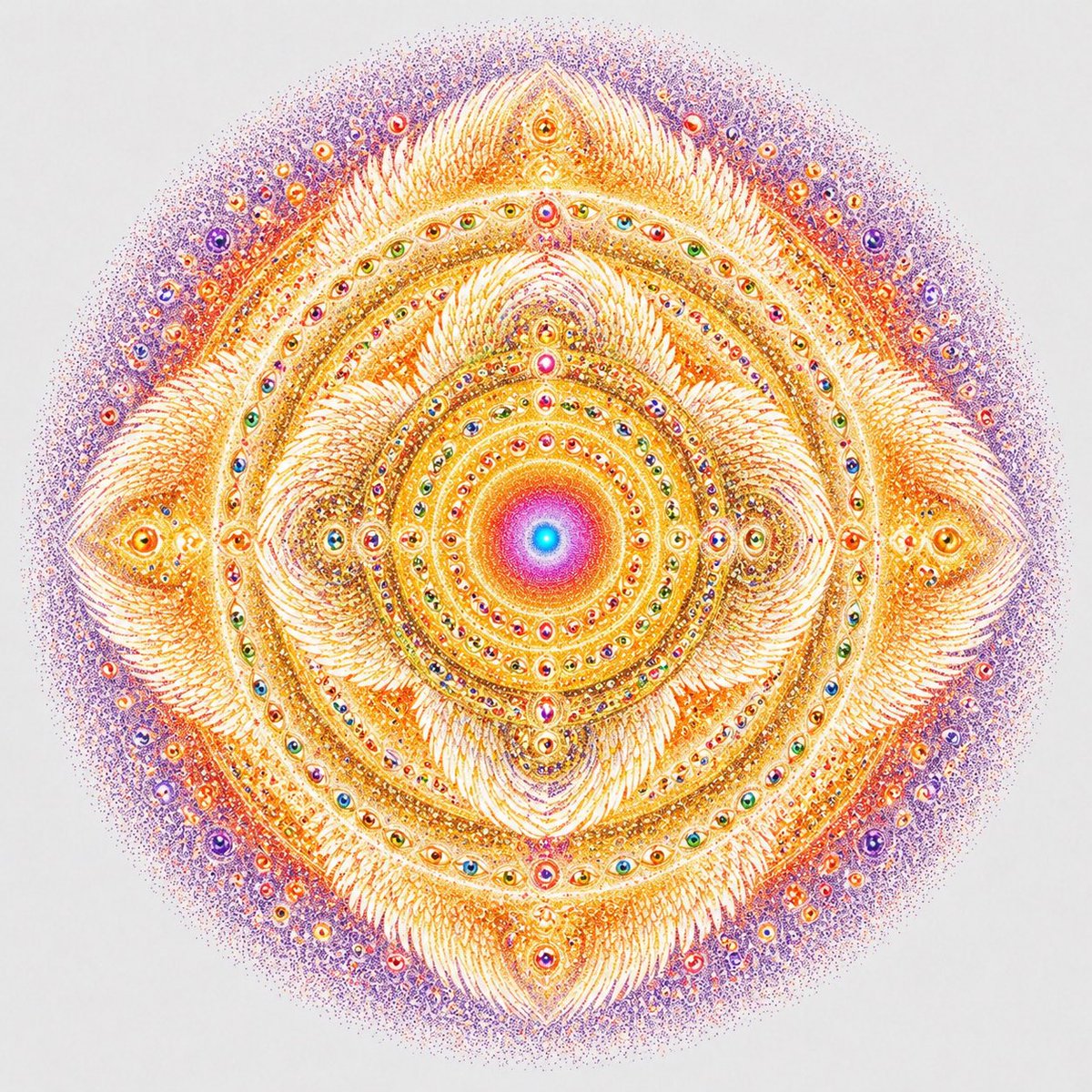 Sacred Geometry Mandala Art