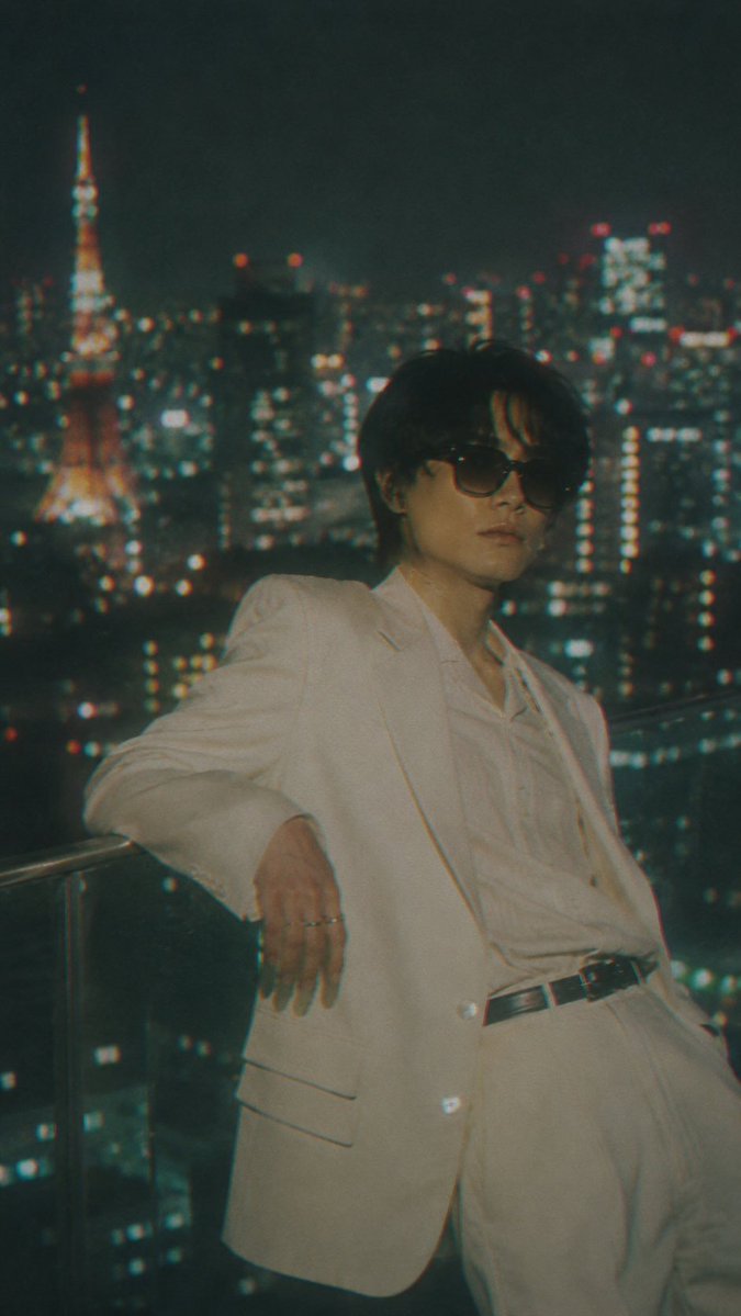 Tokyo Rooftop Night Portrait