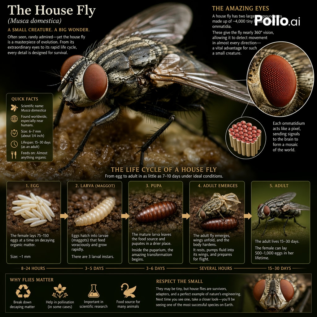 House Fly Life Cycle Revealed