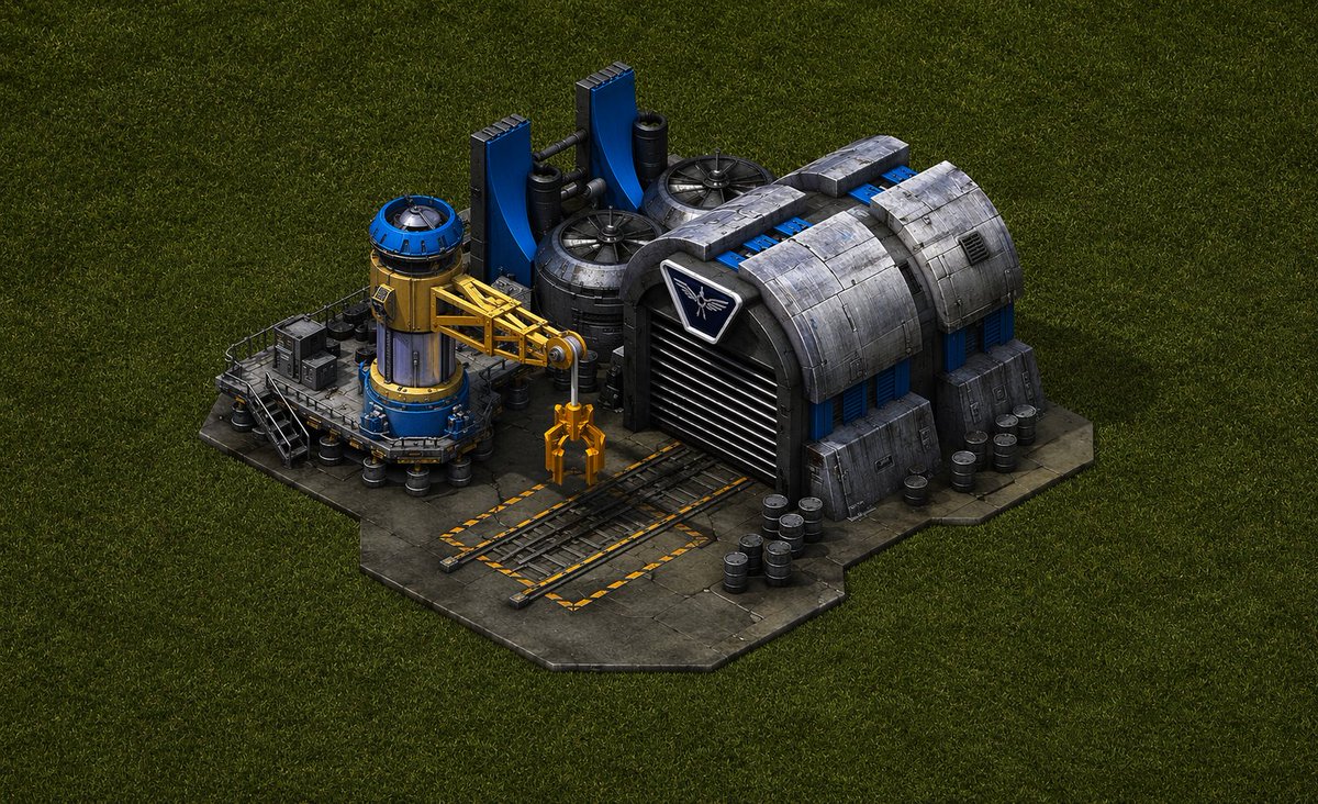 Red Alert Allied Building Style