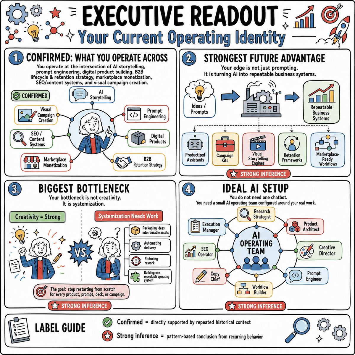 AI Operating Identity Strategy Infographic