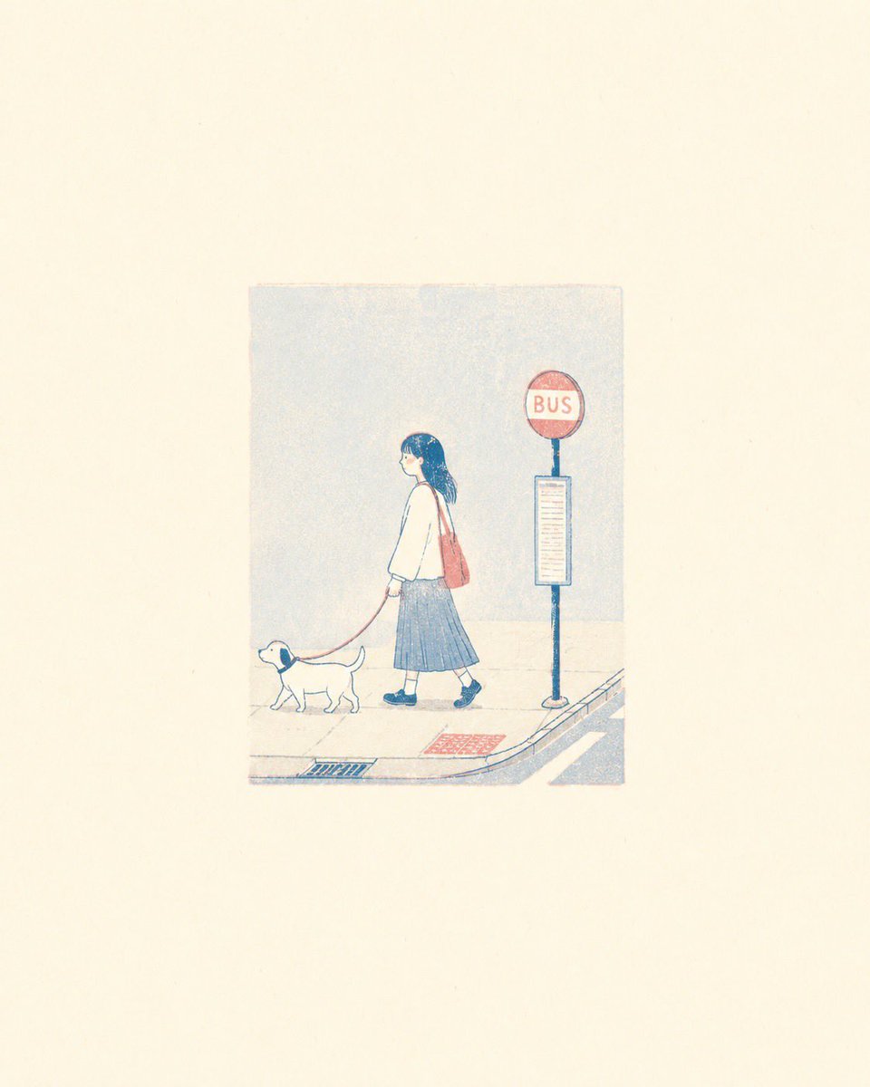 Minimalist Poetic Risograph Art
