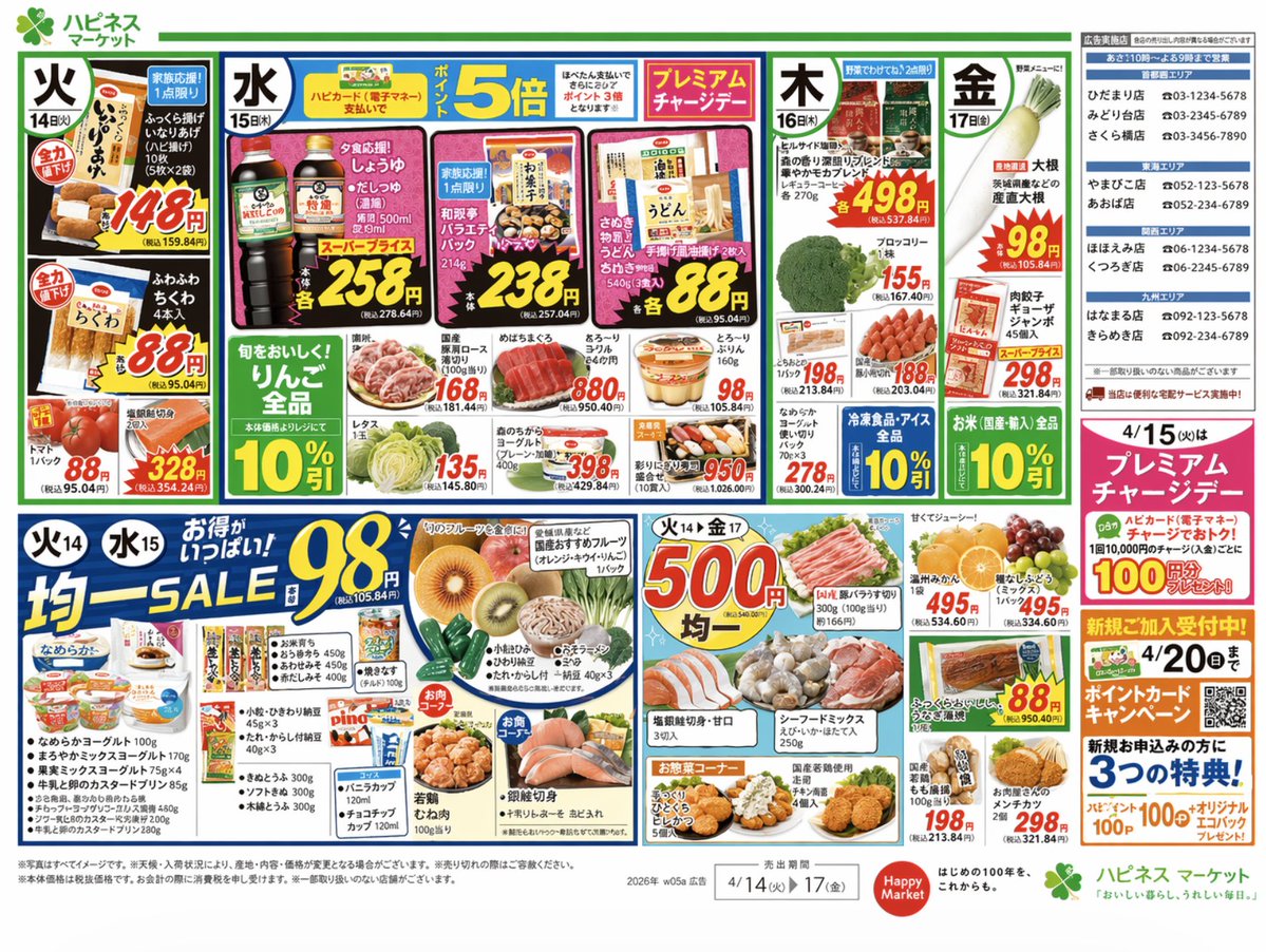 Japanese Supermarket Promo Flyer Design