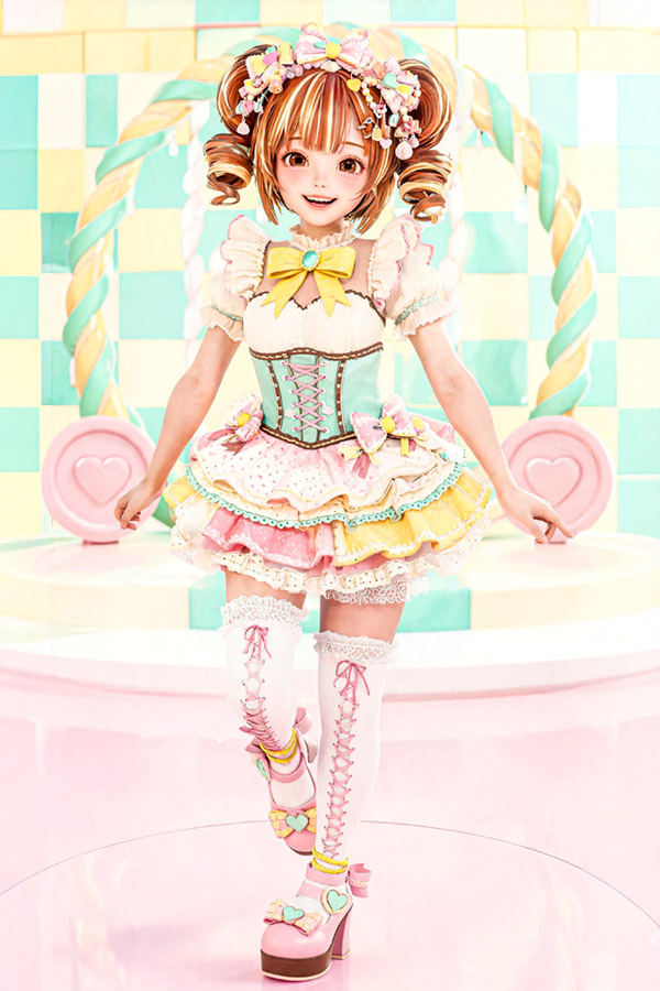 Sweet Lolita Candy Dress-Up Doll