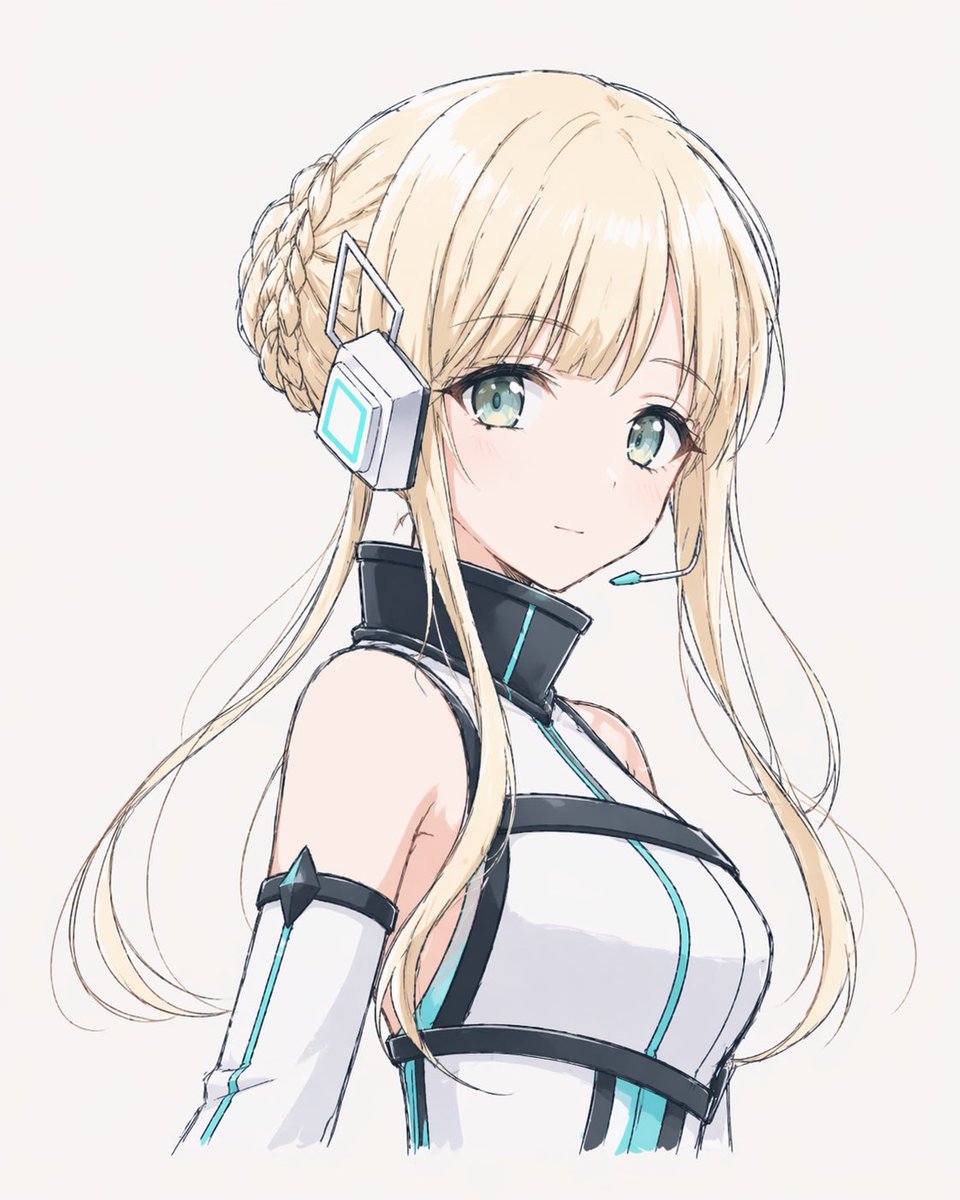 Futuristic Virtual Idol Art