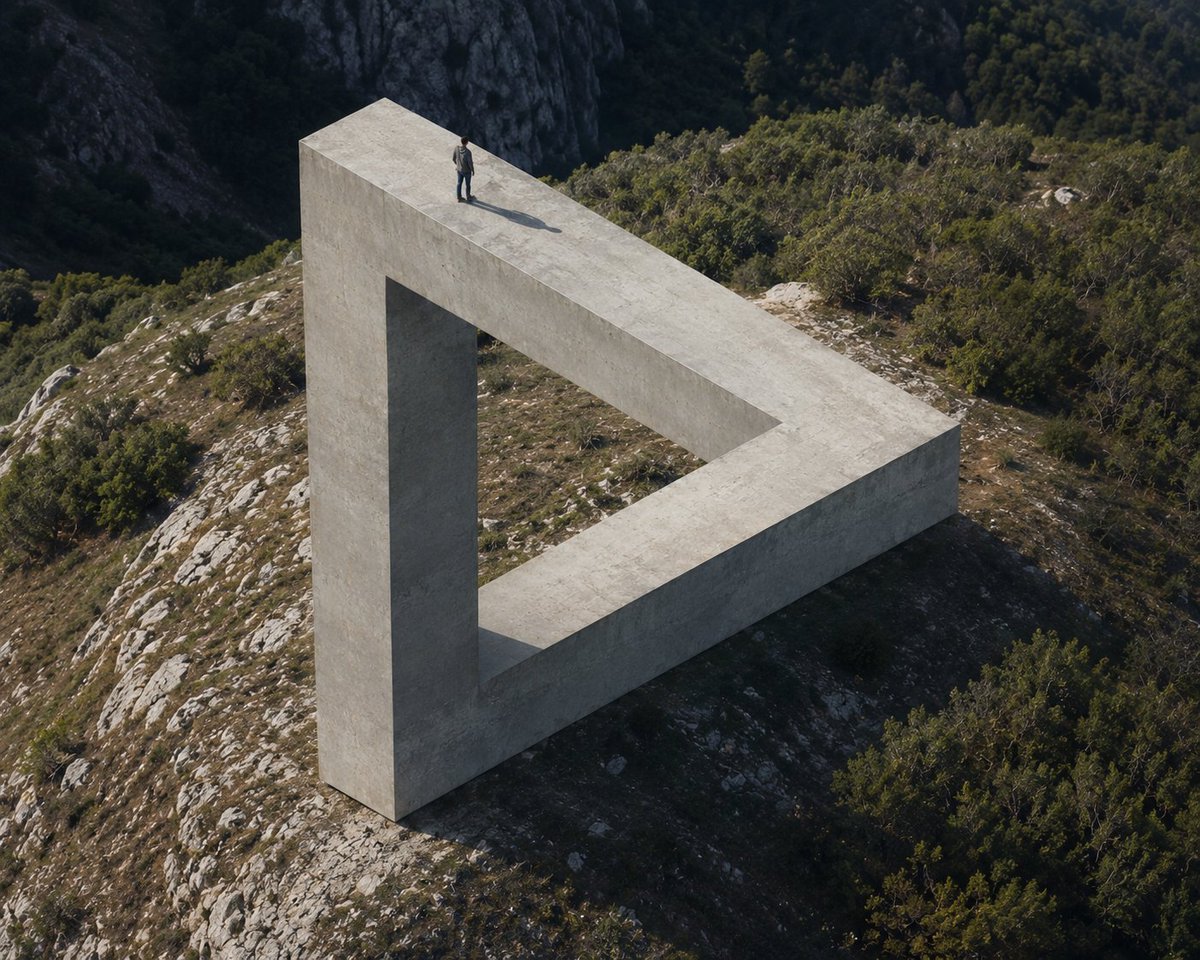Impossible Triangle Made Real