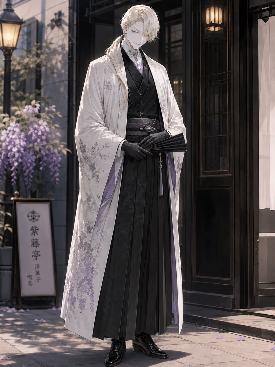 Mysterious Noble at Wisteria Shop