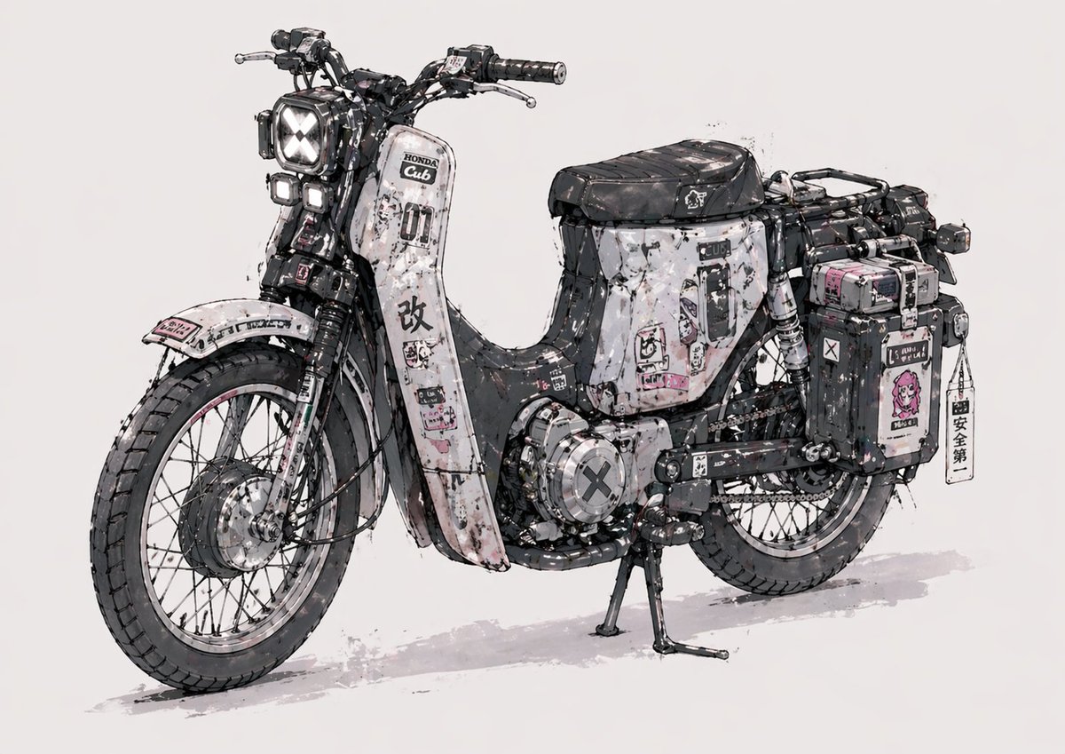 Post-Apocalyptic Super Cub Build