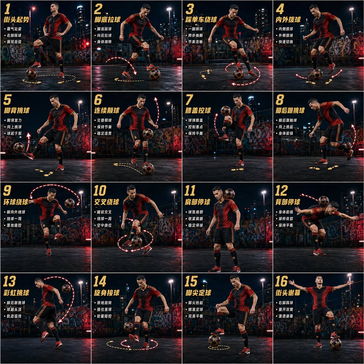 Street Football 16-Step Freestyle Breakdown