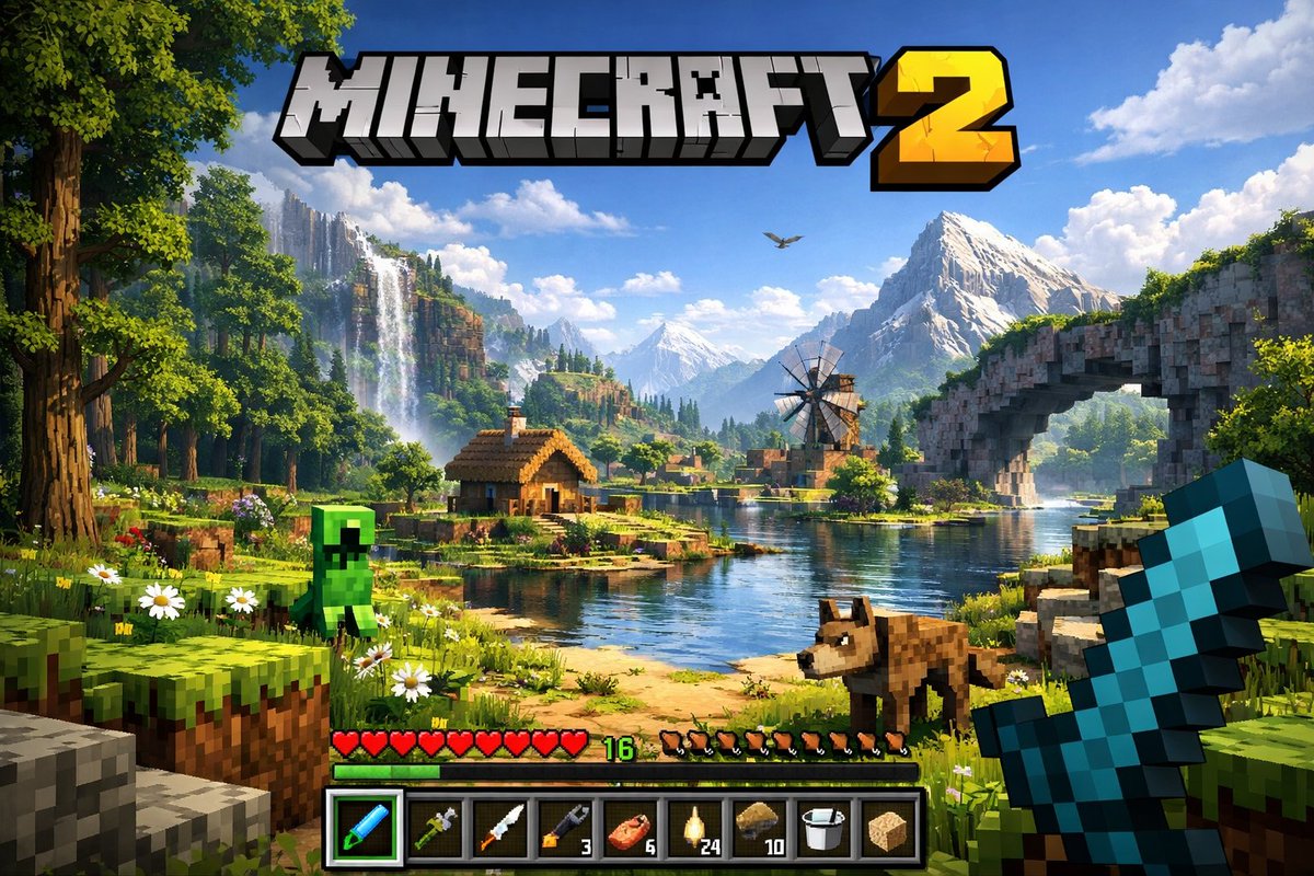 Minecraft 2 Gameplay First Look