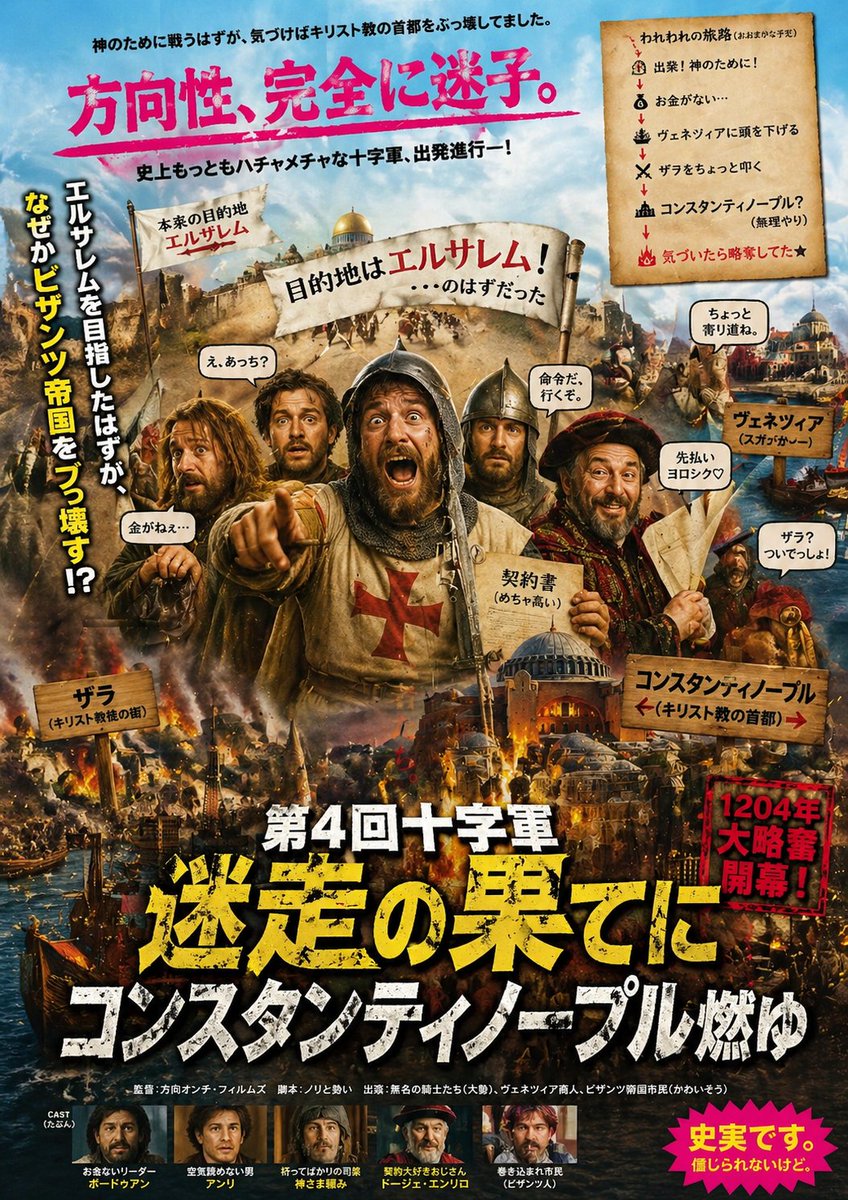 Fourth Crusade Lost Comedy Epic