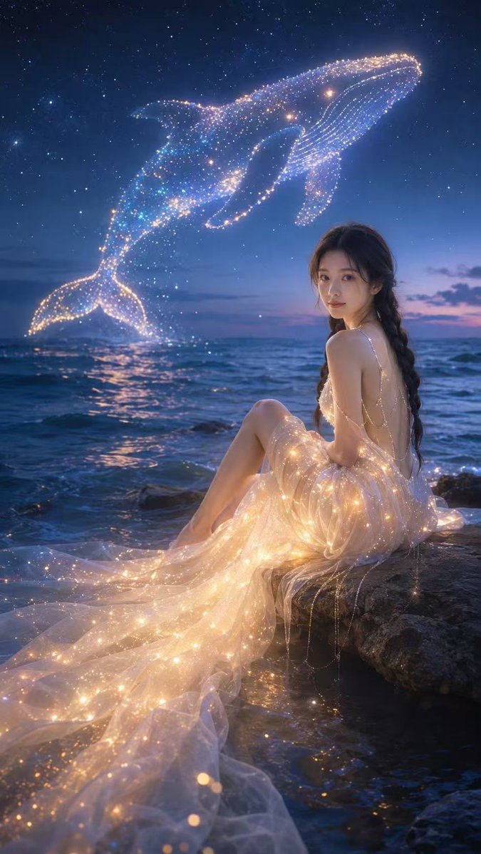 Star Whale Dream Sea Fantasy
