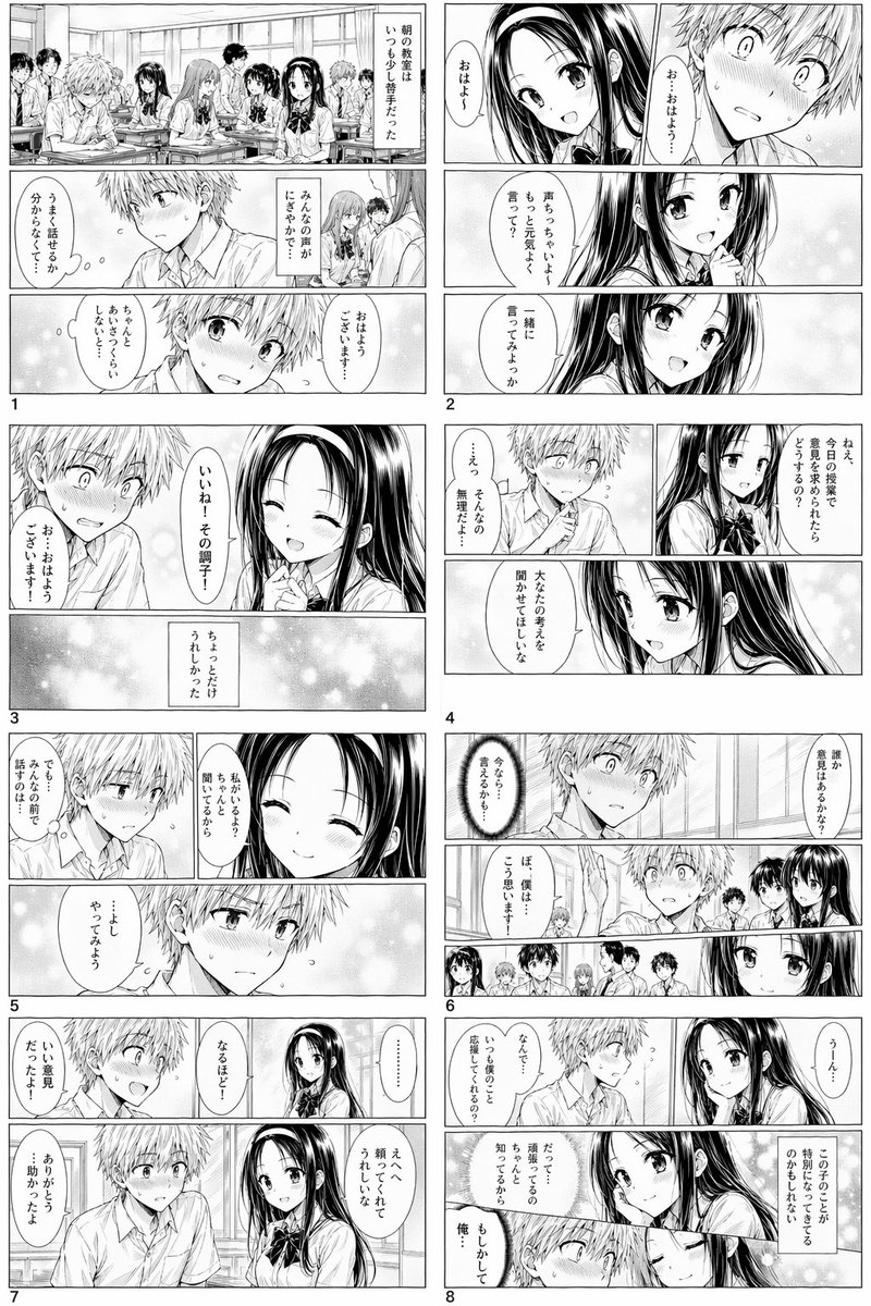 Shy Boy Classroom Romance Manga