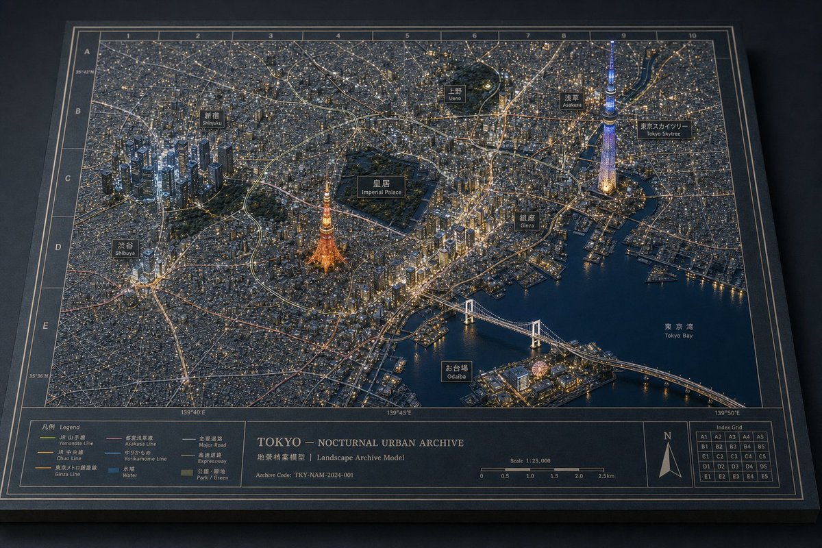 Tokyo Nocturnal Diorama Archive