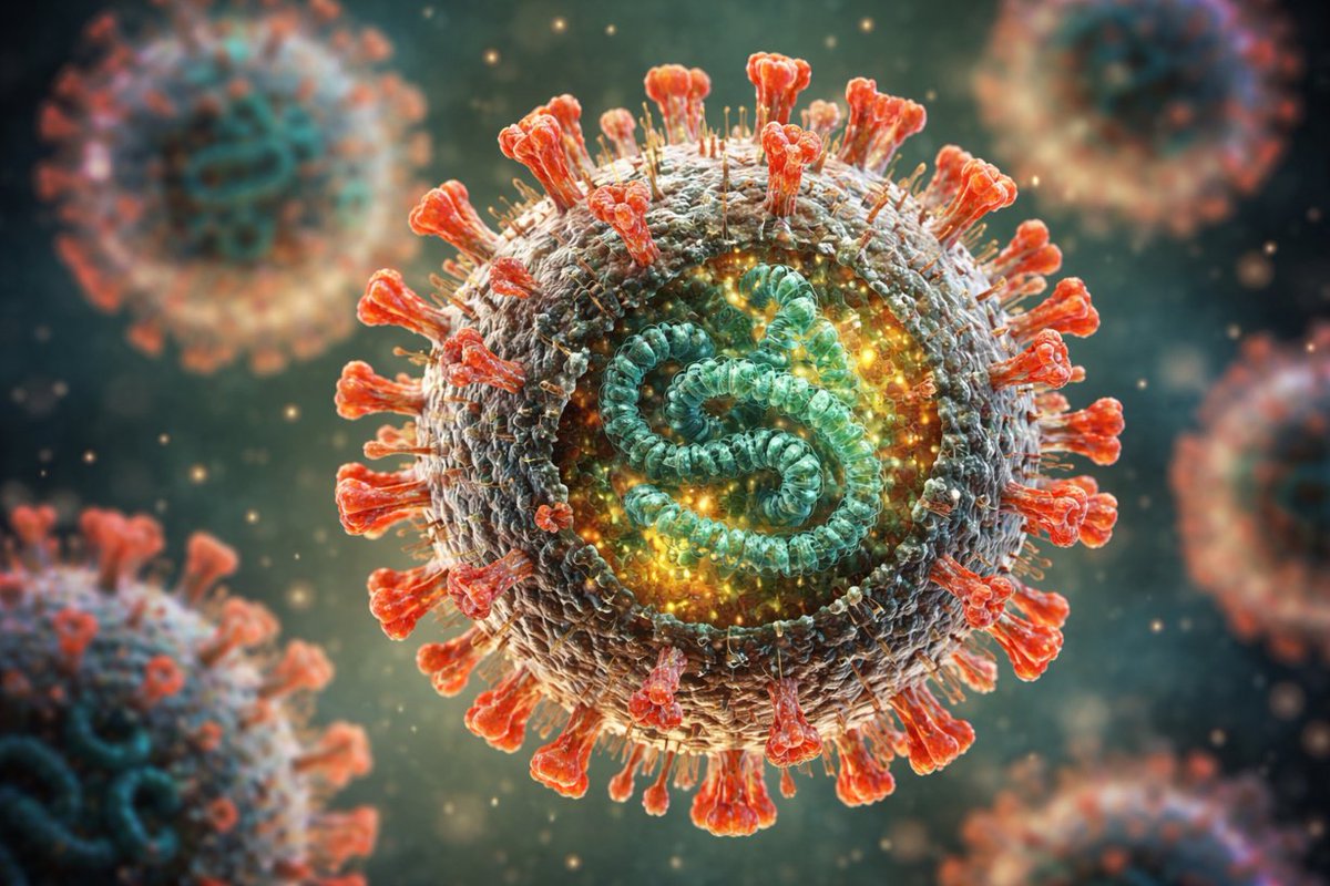 Dramatic 3D Macro Virus Visualization