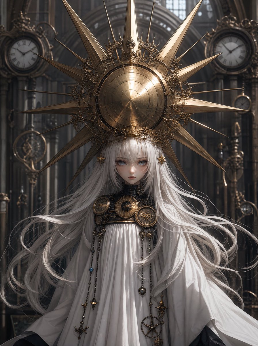 Clockwork Sun Queen Portrait