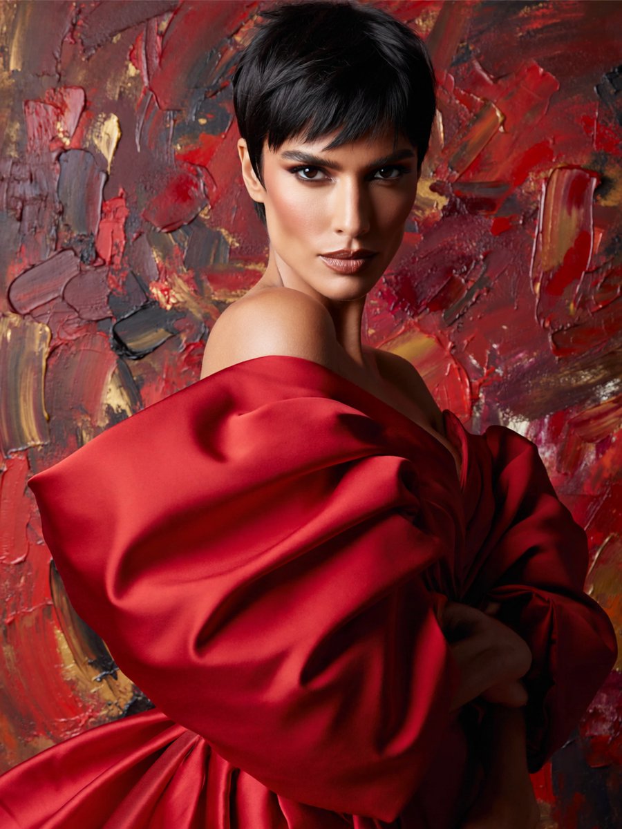 Crimson Couture Anonymous Portrait