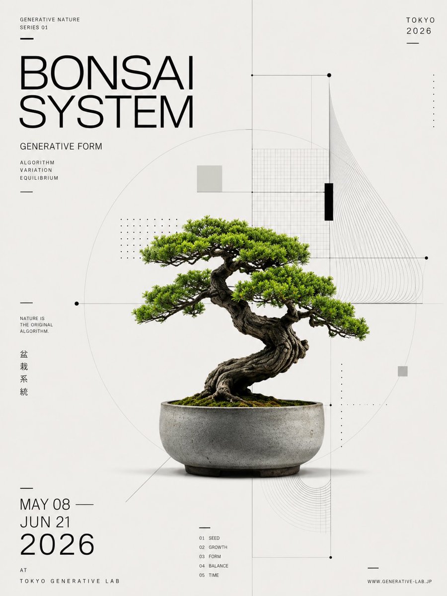Bonsai System Generative Exhibition