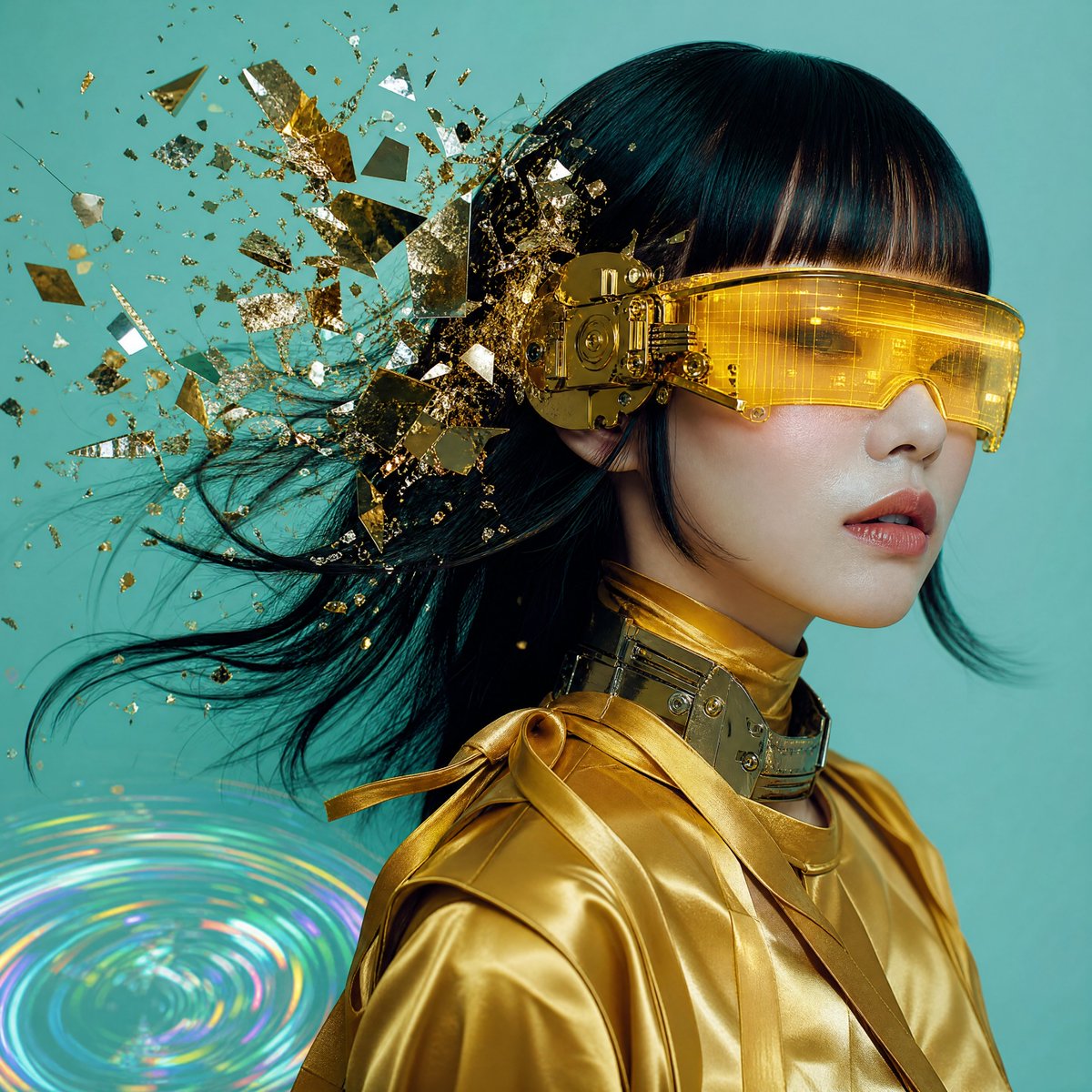 Editorial Portrait Black Hair Beauty