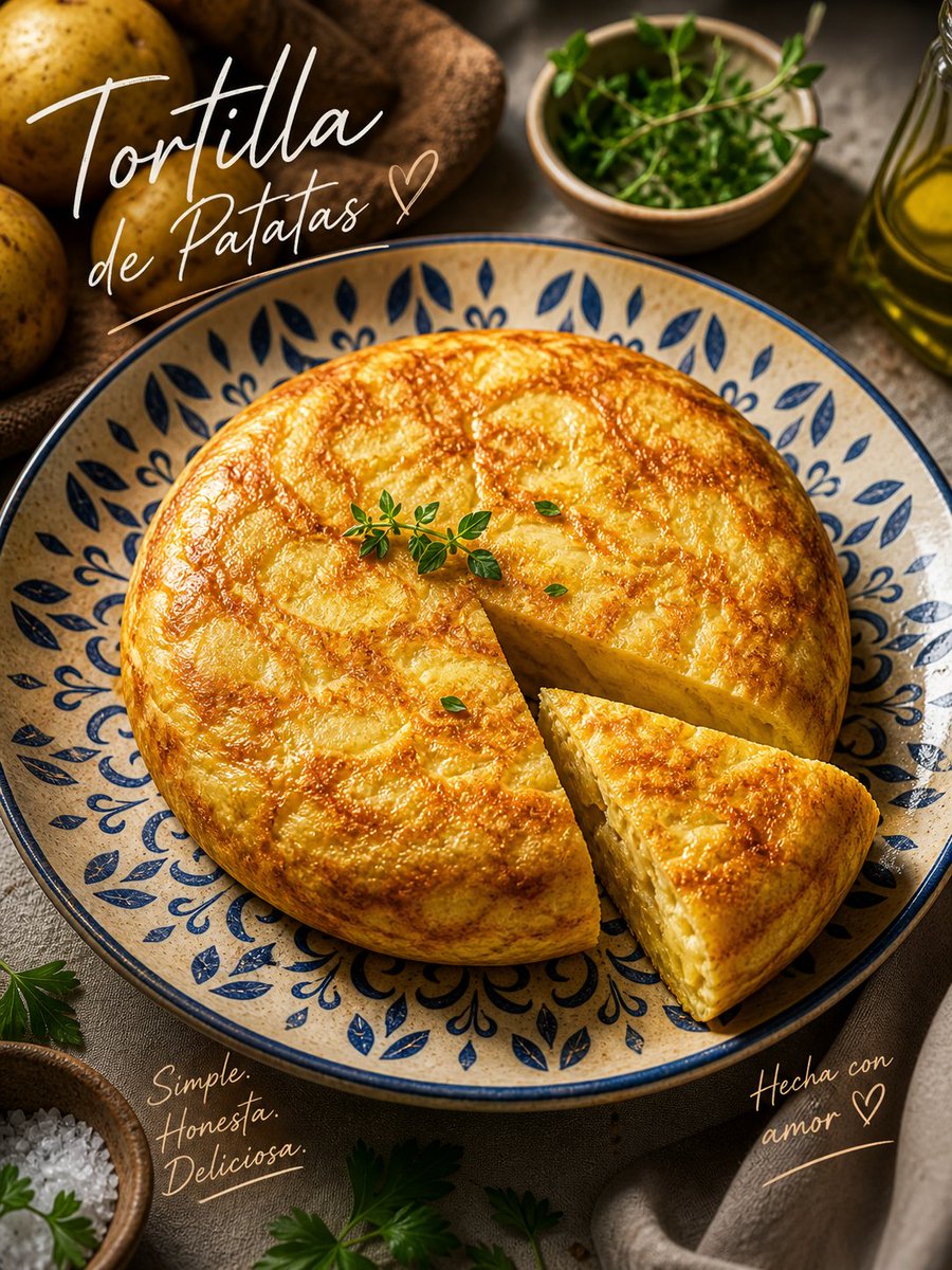 Spanish Potato Omelette Poster