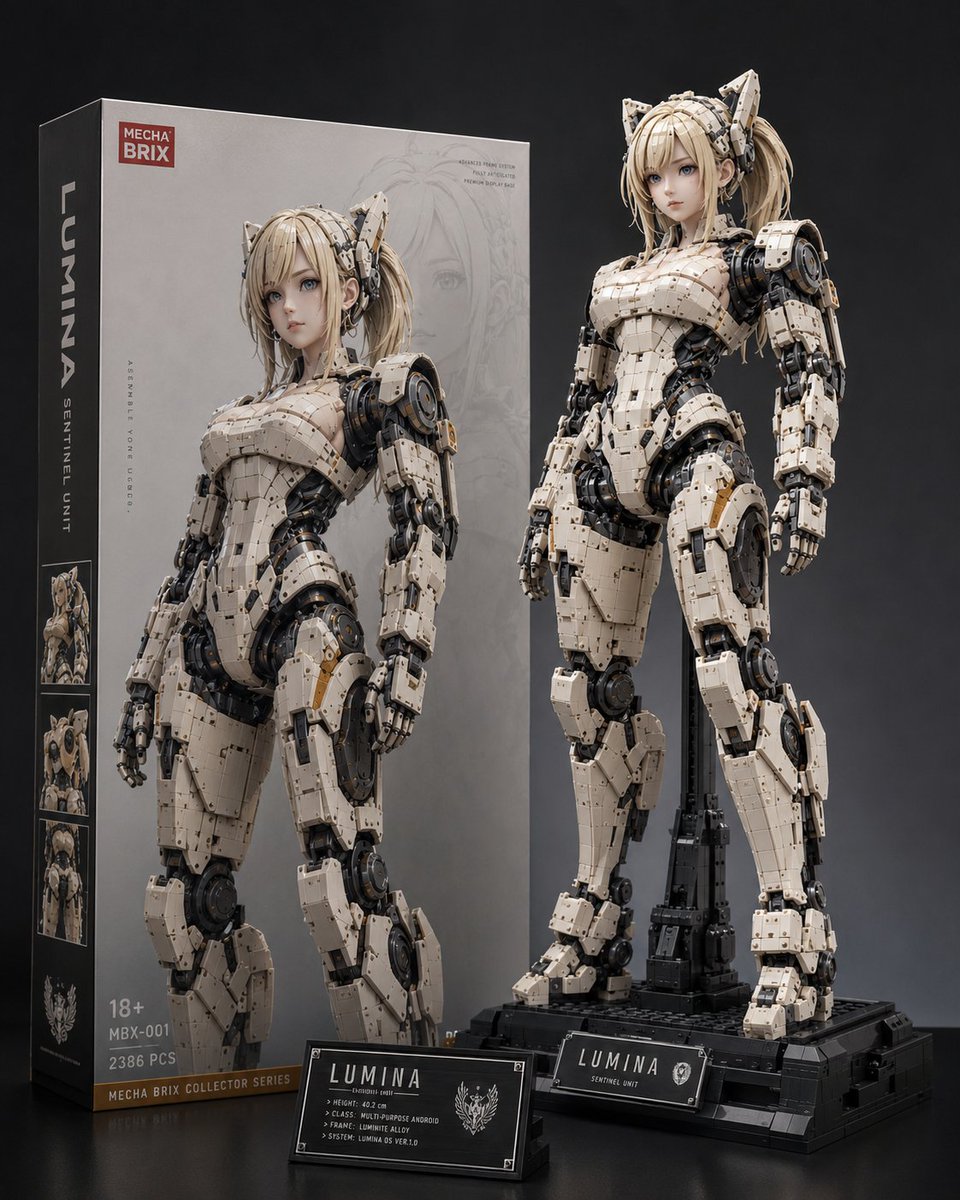 Mecha Brix LUMINA Collector Figure
