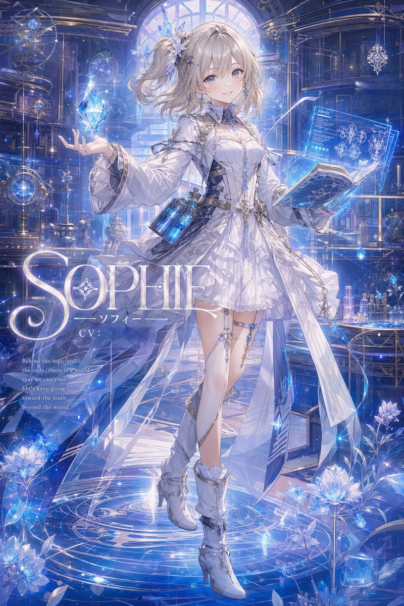 Sophie Alchemist Mage Fantasy Art