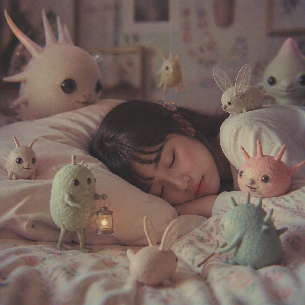 Dreamy Sleep With Fantasy Creatures