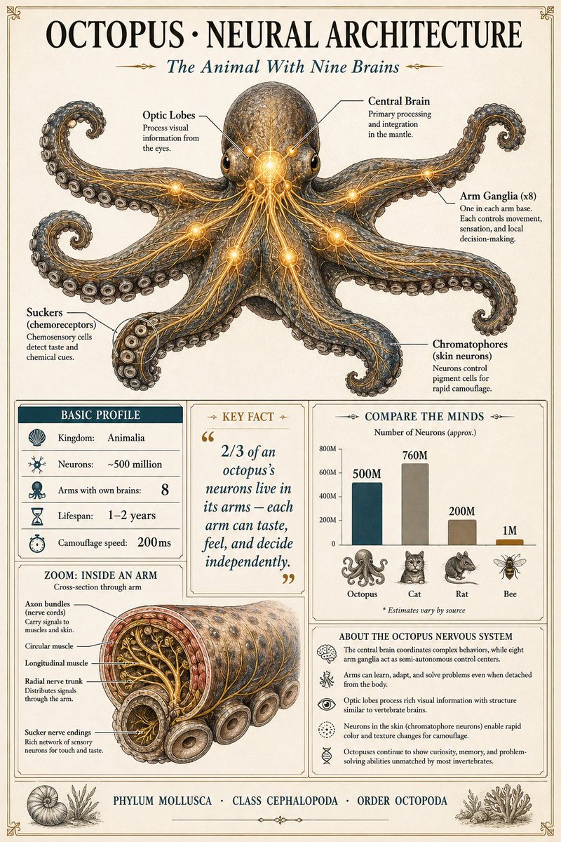 Octopus Encyclopedia Infographic