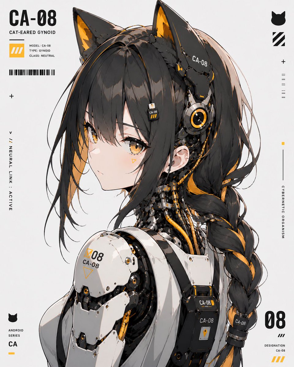 Cat-Eared Android Spec Sheet