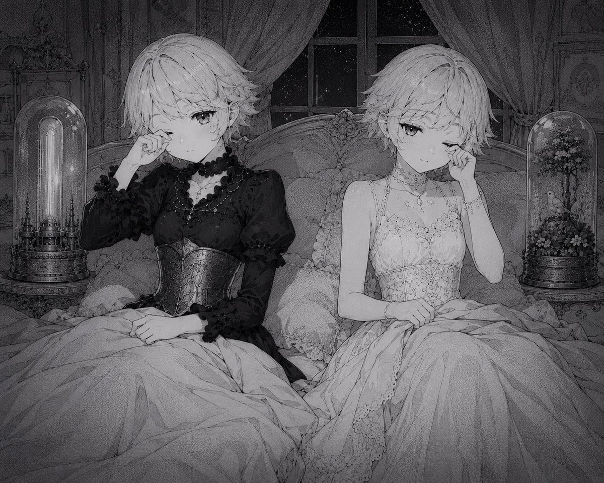 Twin Souls Weeping at Midnight