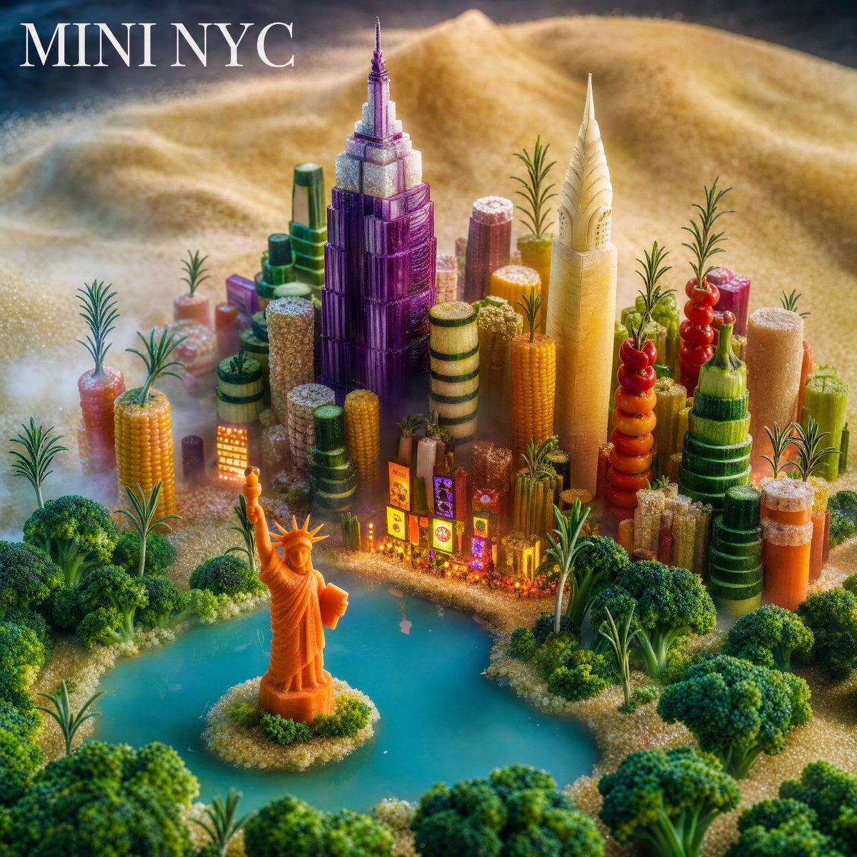 Edible NYC Miniature Wonderland