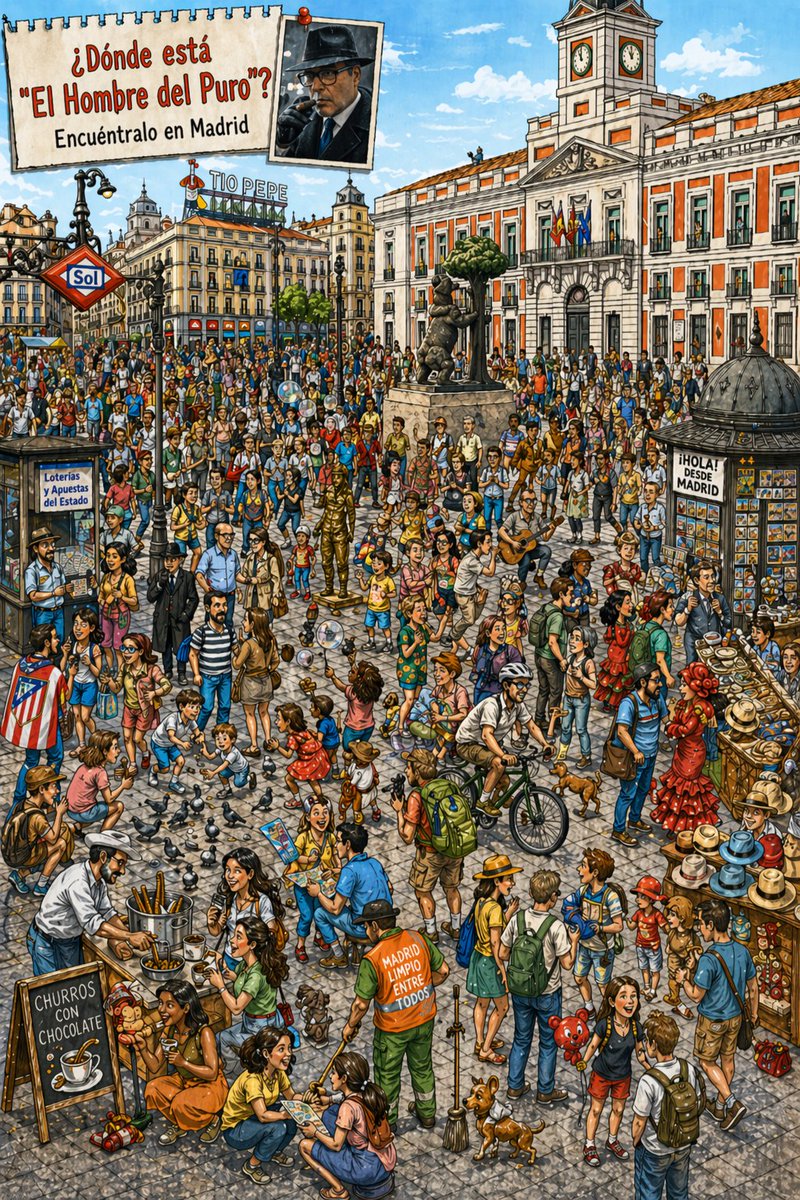 Find the Cigar Man in Madrid