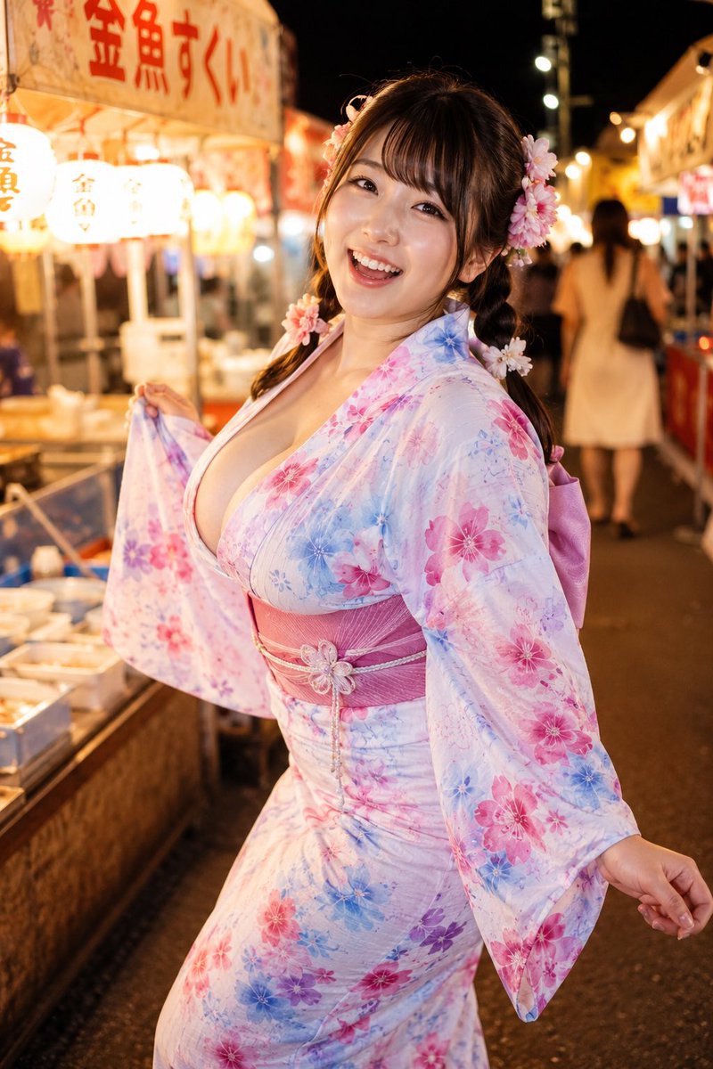 Summer Festival Yukata Beauty