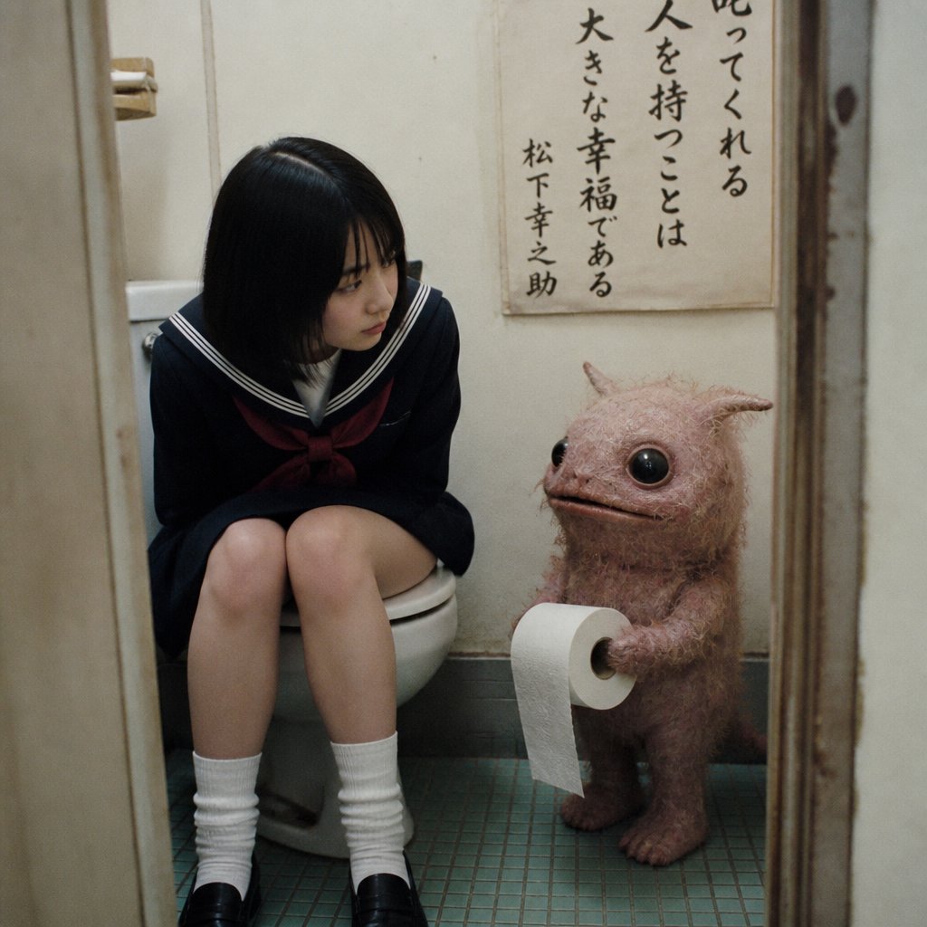Restroom Creature Encounter