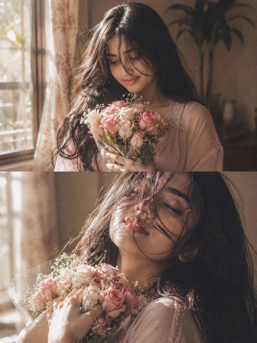 Dreamy Window Rose Portrait