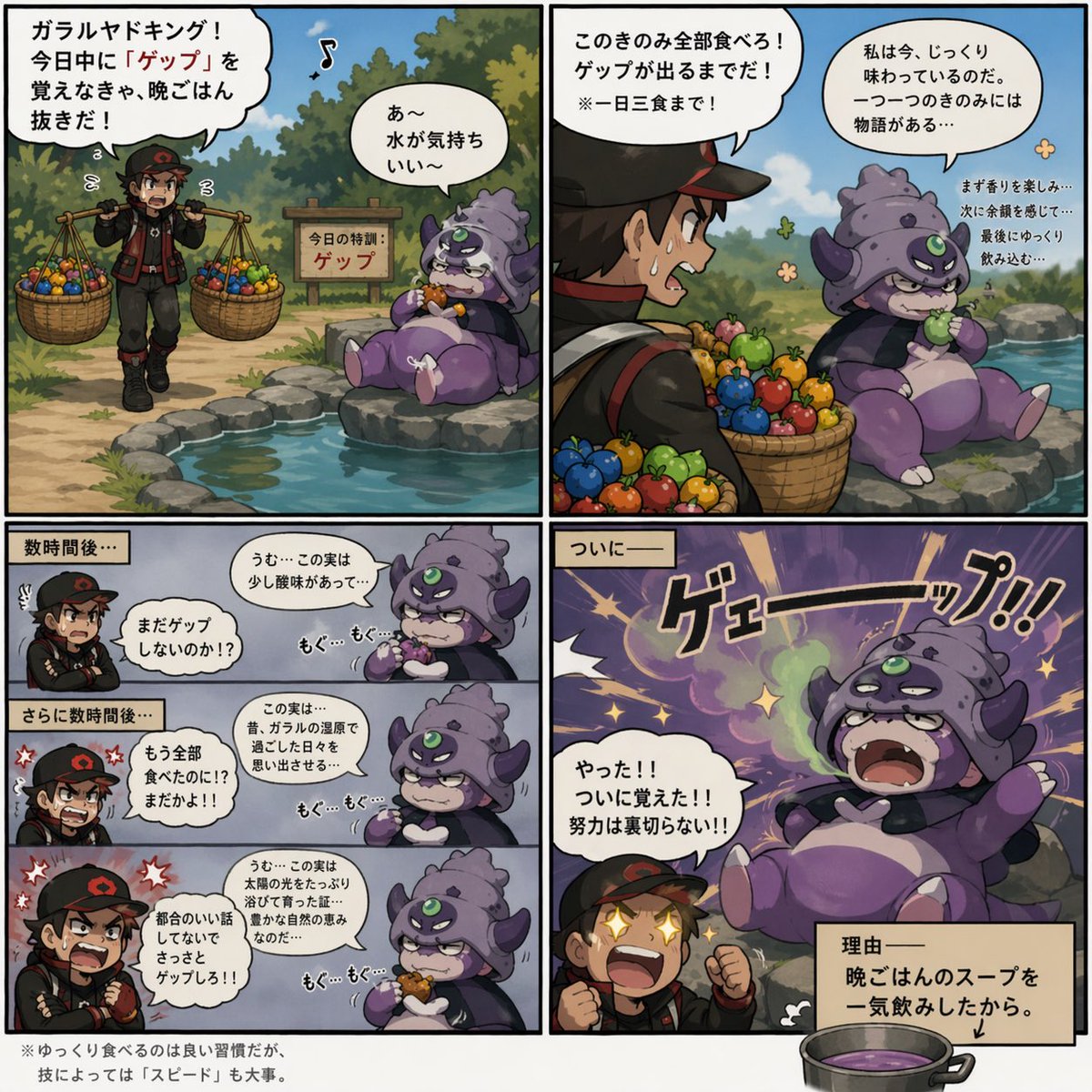 Slowking's Belch Training Day