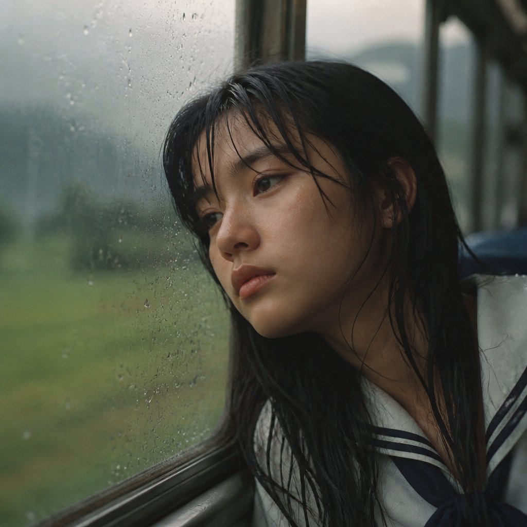 Rainy Window Solitude