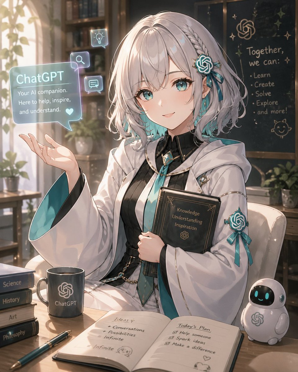 AI Companion Sunlit Study