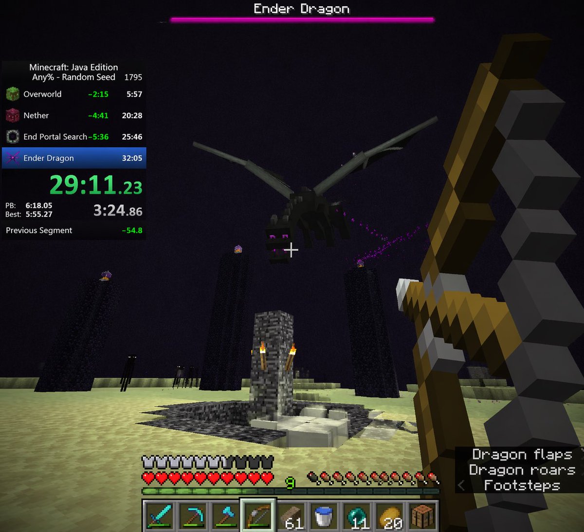 Ender Dragon Speedrun Battle