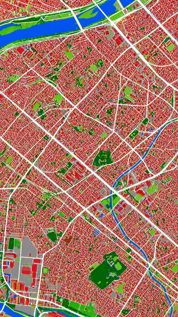 False-Color Urban Land Cover Map