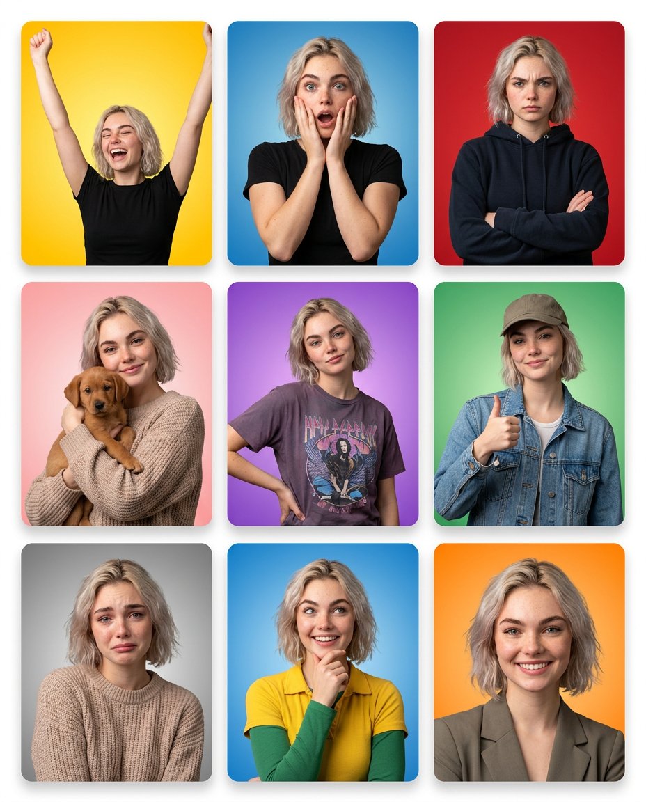 Seven Emotion Color Panels