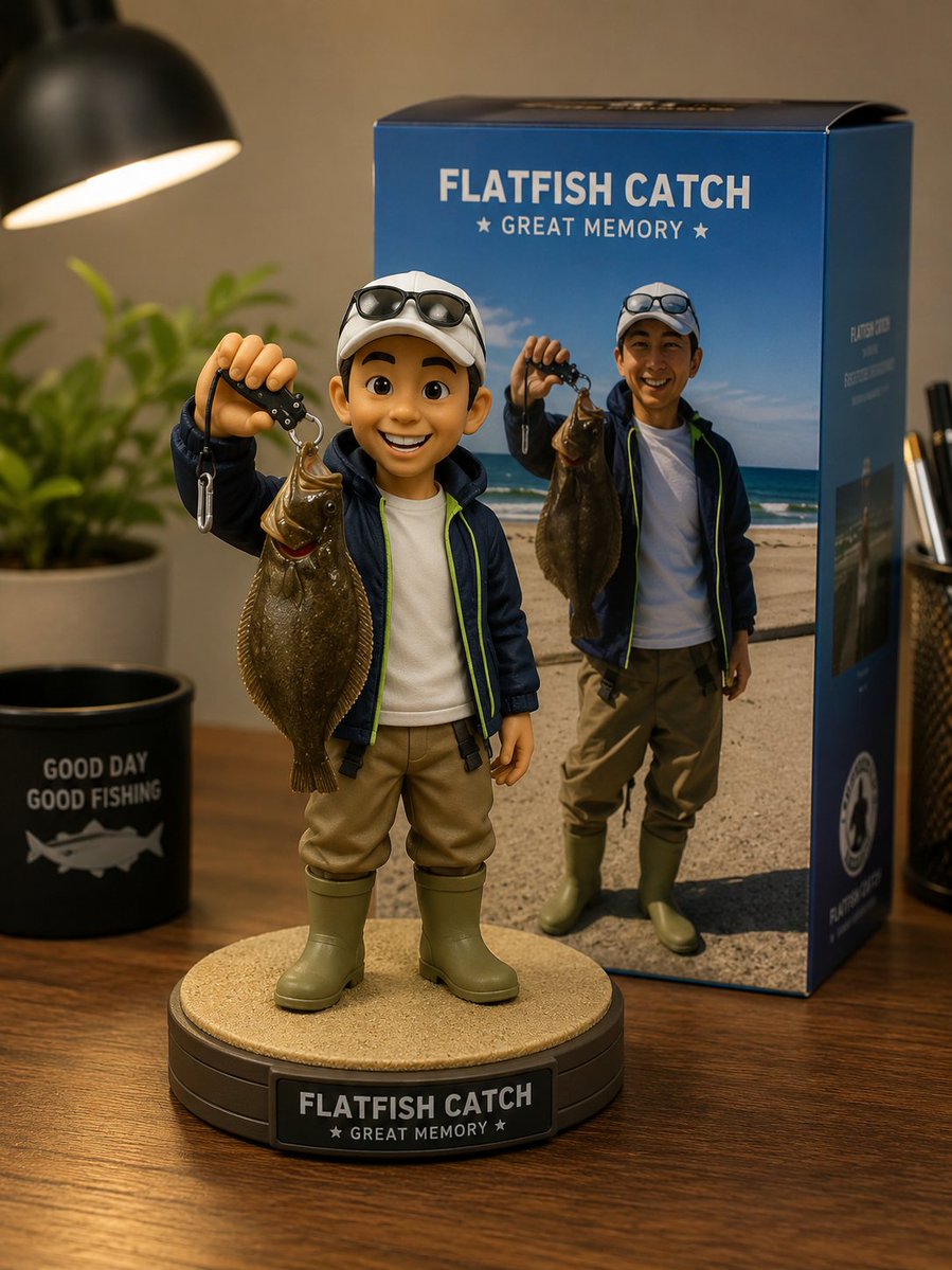 Stylized 3D Toy Figure Display