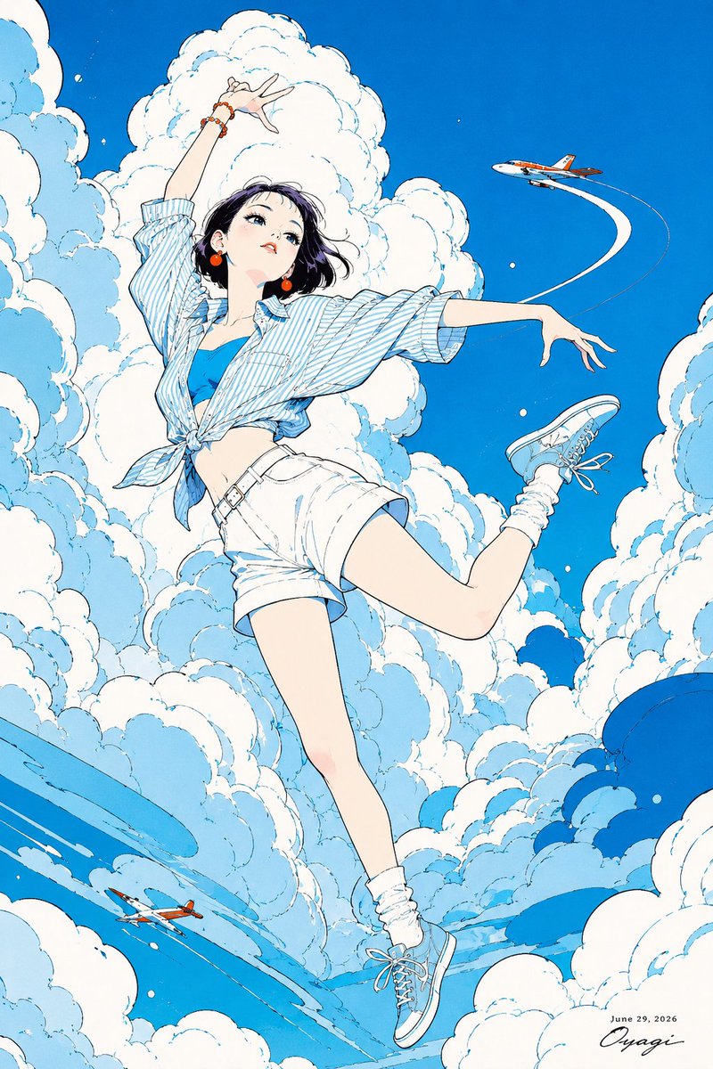 Anime Summer Illustration