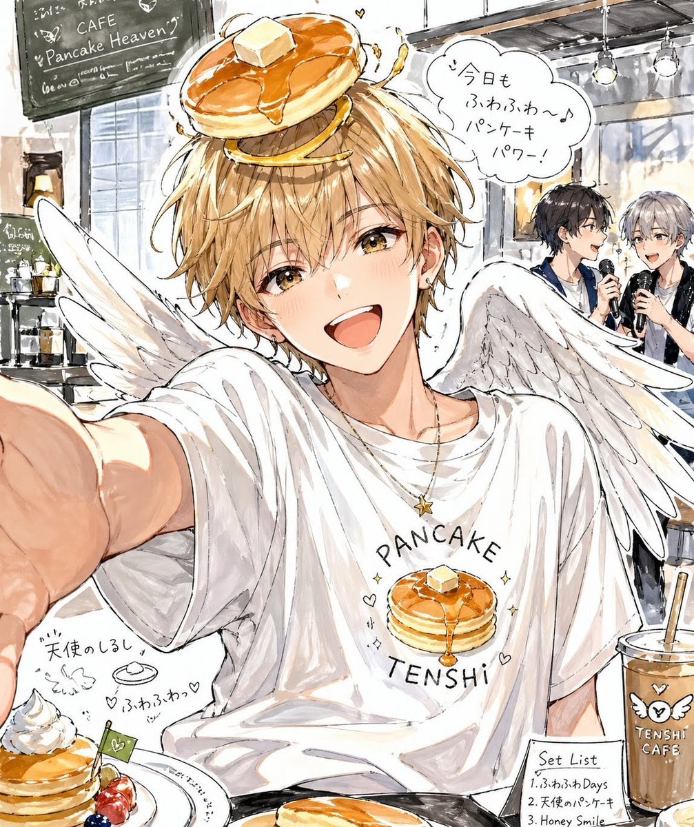 Pancake Angel Idol Selfie