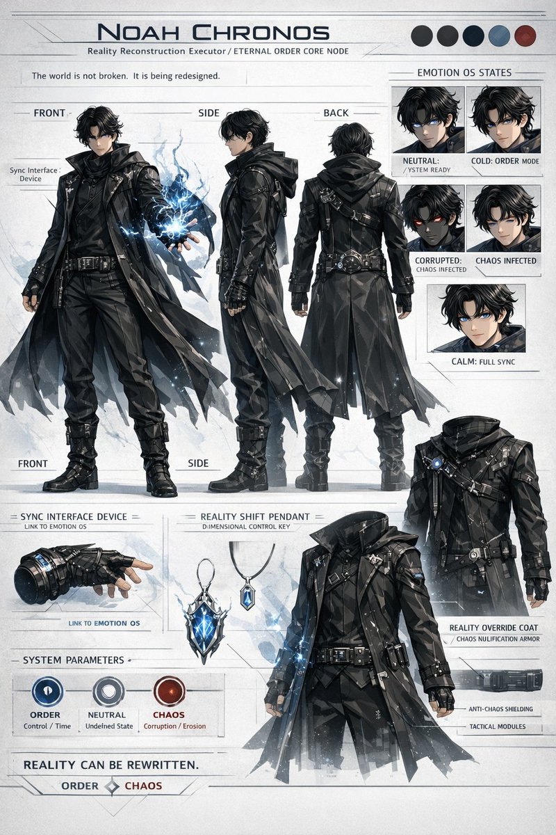 Noah Chronos Sci-Fi Character Sheet